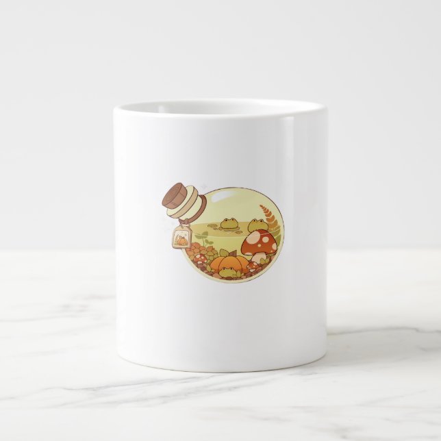 Grande Tasse Potion d'automne avec grenouilles Classique (Devant)