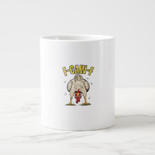 Grande Tasse Poulet Drôle F-Caw-F Coq de Campagne Poule