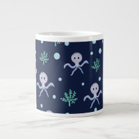 Poulpe sous la mer motif pour enfants