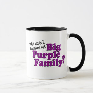 Grande tasse pourpre #2 de famille