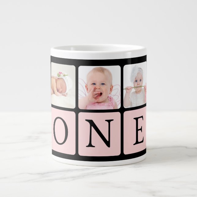 Grande Tasse Premier anniversaire de café Mug (Devant)