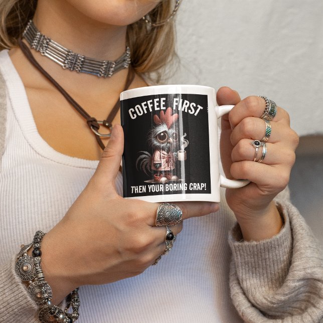 Grande Tasse Premier mème de café (Créateur téléchargé)