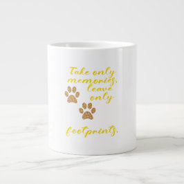 Grande Tasse Prenez seulement des souvenirs, laissez seulement 