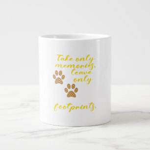 Grande Tasse Prenez seulement des souvenirs, laissez seulement 