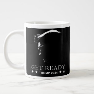 Grande Tasse Préparez-vous : USA Donald Trump 2024 Mug de café