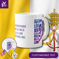 Priez pour le PAPE LEO XIV Bold Lion Christian Cat