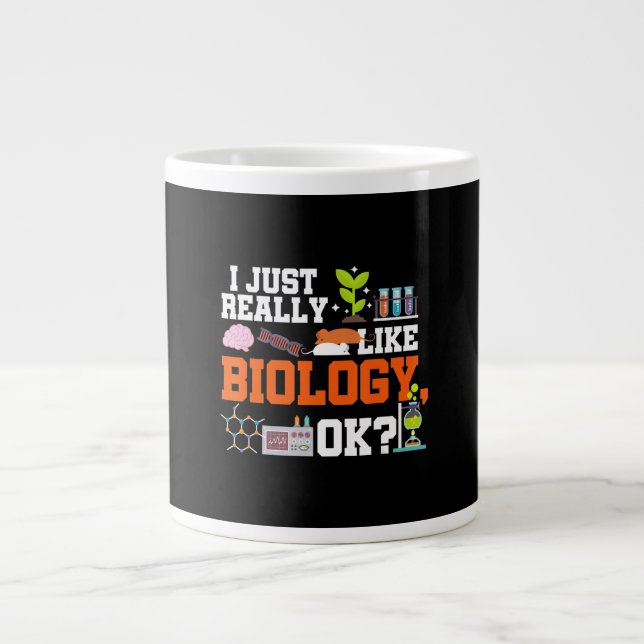 Grande Tasse professeur de biologie don de sciences étudiante e (Devant)