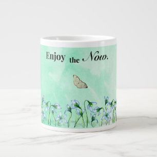 Grande Tasse Profitez de l'Now Butterfly Classic Ceramic Mug
