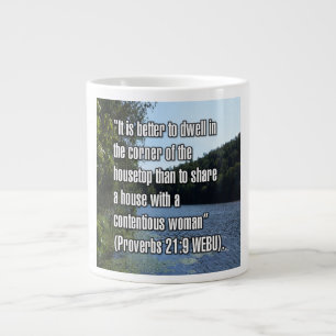 Grande Tasse Proverbes 21:9 WEBU Mug