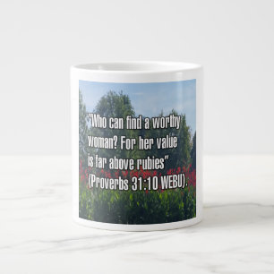 Grande Tasse Proverbes 31:10 WEBU Mug