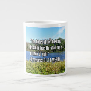 Grande Tasse Proverbes 31:11 WEBU Mug