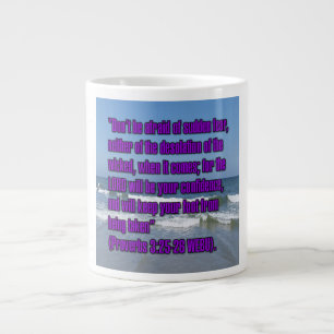 Grande Tasse Proverbes 3:25-26 WEBU Mug