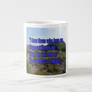 Grande Tasse Proverbes 8:17 WEBU Mug