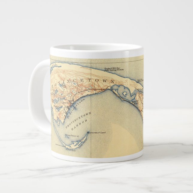 Grande Tasse Provincetown 1889 Mug de café (Devant gauche)
