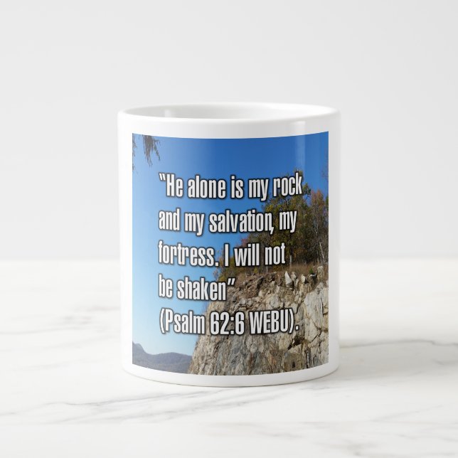 Grande Tasse Psalm 62:6 WEBU Mug (Devant)