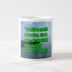 Grande Tasse Psaume 103:8 Mug WEBU