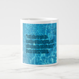 Grande Tasse Psaume 116:17 WEBU Mug