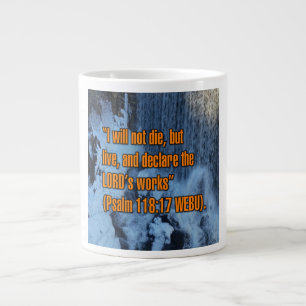 Grande Tasse Psaume 118:17 WEBU Mug