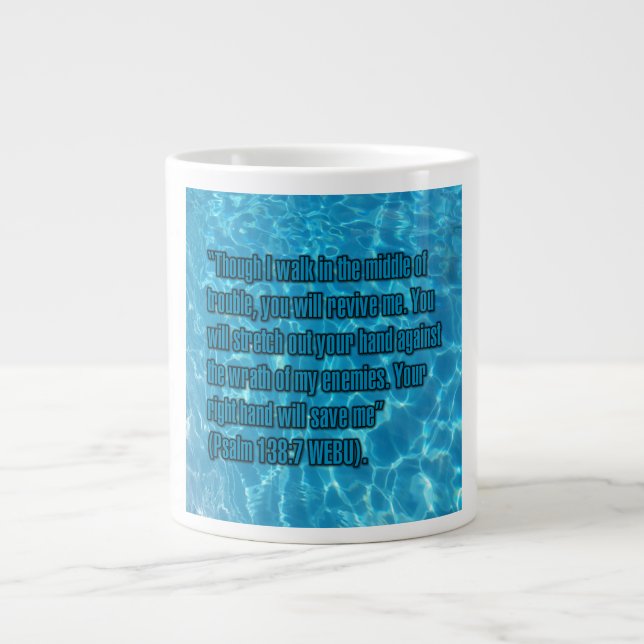 Grande Tasse Psaume 138:7 WEBU Mug (Devant)