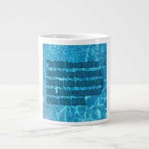 Grande Tasse Psaume 18:20 WEBU Mug