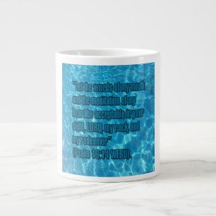 Grande Tasse Psaume 19:14 WEBU Mug