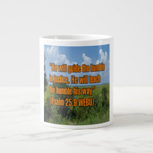 Grande Tasse Psaume 25:9 WEBU Mug