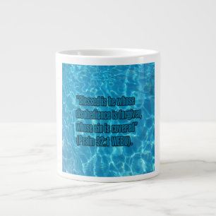 Grande Tasse Psaume 32:1 WEBU Mug