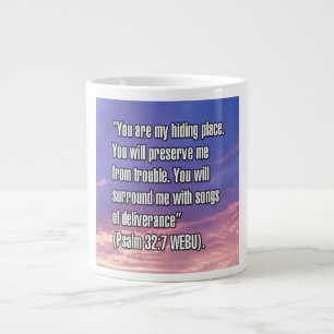 Grande Tasse Psaume 32:7 WEBU Mug