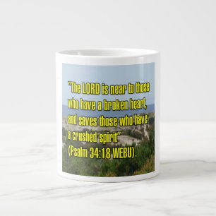 Grande Tasse Psaume 34:18 WEBU Mug