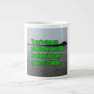 Grande Tasse Psaume 37:23 WEBU Mug