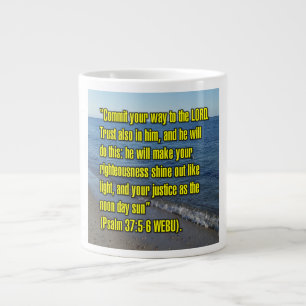 Grande Tasse Psaume 37:5-6 Mug WEBU