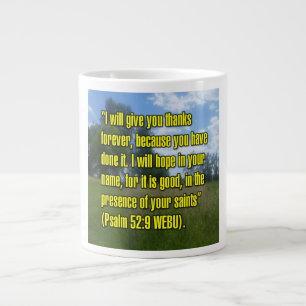 Grande Tasse Psaume 52:9 WEBU Mug