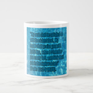 Grande Tasse Psaume 63:5-6 WEBU Mug