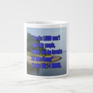 Grande Tasse Psaume 94:14 WEBU Mug