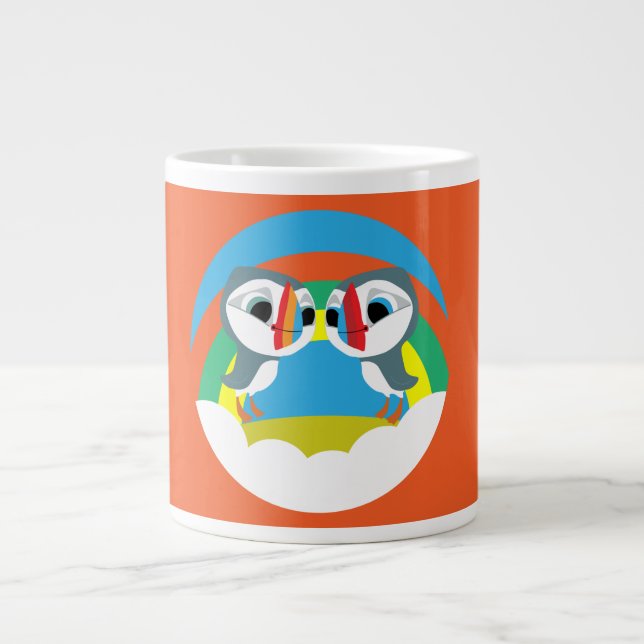 Grande Tasse Puffin Rocks (Devant)