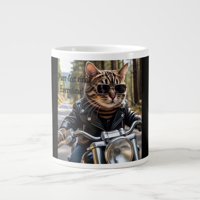 Grande Tasse Purr-fect ride, à chaque fois ! Mug Specialty (Devant)