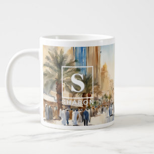 Grande Tasse Quartier élégant d'Al-Olaya, Mug de café de Riyad