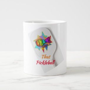 Grande Tasse QUOI ! Pickleball Café Mug