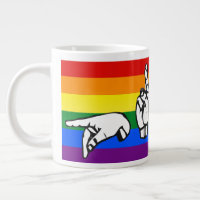 Rainbow Pride Langue des Signes Américaine LGBTQ+