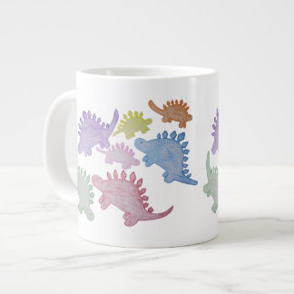 Grande Tasse Rainbow Stegosaurus Géant Mug de café