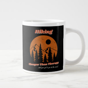 Grande Tasse Randonnée : Moins cher que la thérapie Mug