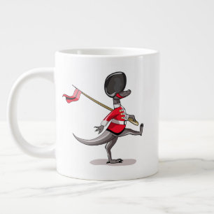Grande Tasse Raptor Habillé En Garde Britannique.