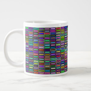 Grande Tasse Rectangles imbriquées Mug 20 oz