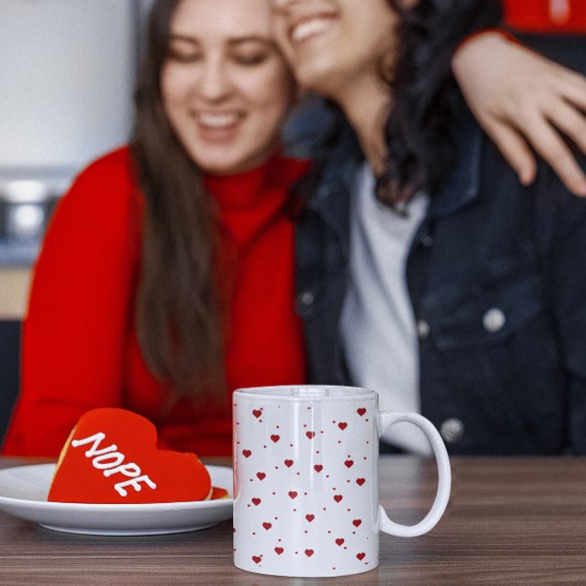 Grande Tasse Red Valentines Motif de coeur (Créateur téléchargé)