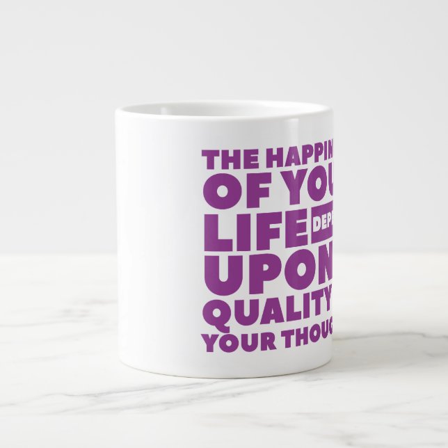 Grande Tasse Réflexions - Jumbo Mug (Devant)