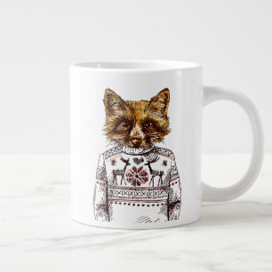 Grande Tasse Renard habillé
