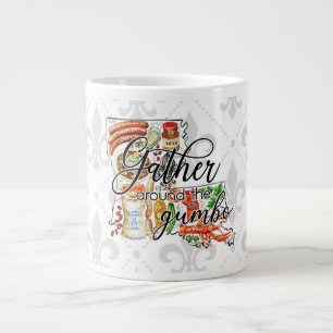 Grande Tasse Rencontrez-vous autour du Gumbo Louisiana Cajun Co