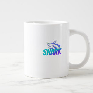 Grande Tasse Requin Design de prédateur océanique audacieux p