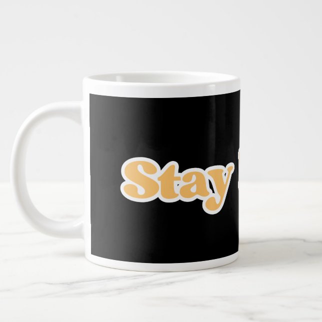 Grande Tasse Restez Frothy Amateurs de café Culture (Gauche)