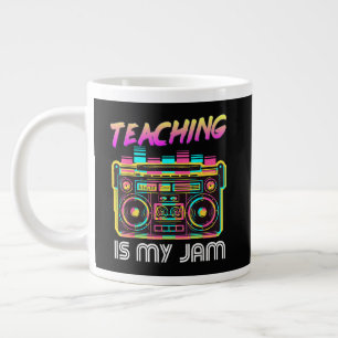 Grande Tasse Retour à l'école Rétro Enseigner est mon truc 80s